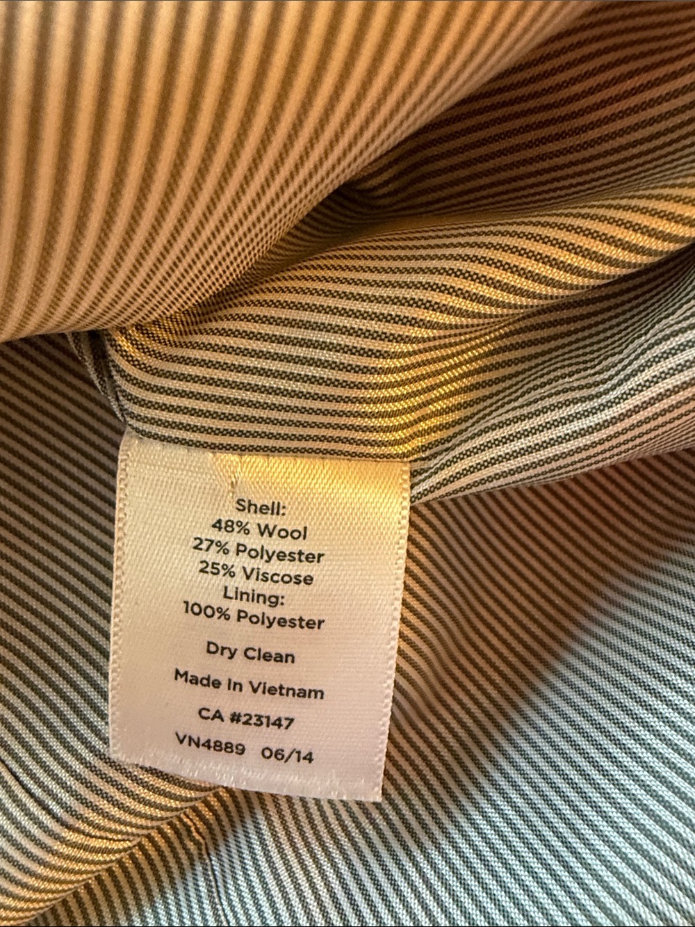 Talbots Pink Shetland Windowpane Wool-Blend Blazer 12 Petite Classic Preppy - Picture 16 of 16